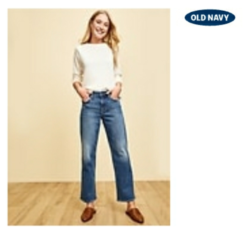 Slim high rise jeans